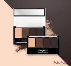 Trio De Sombras Para Sobrancelhas Com Primer Ruby Rose - comprar online