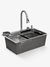 Bacha de cocina LS-7045A (68x45cm) h:22cm / Gris Claro