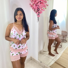 Short doll pijama estampado Serenidade