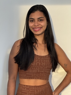 Conjunto fitness calça + topper Matrix na internet