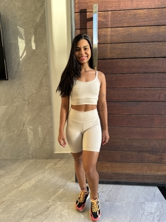 Conjunto fitness short + topper MATRIX - Bellitas Lingerie