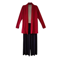 Imagem do Cardigan Vermelho Mescla