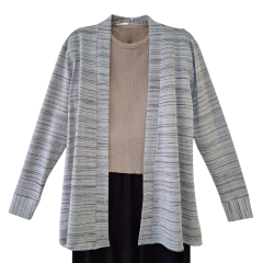 Cardigan Cinza Mescla