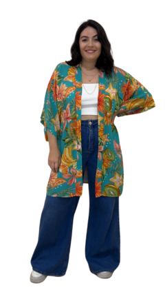Kimono Tropical - leve defeito