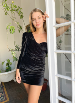 VESTIDO SID TERCIOPELO BLACK - tienda online