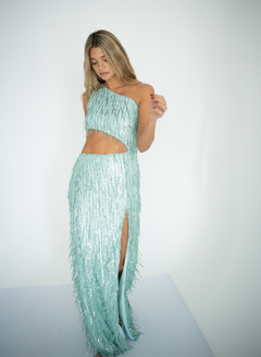 Imagen de VESTIDO HAILEY VERDE AGUA