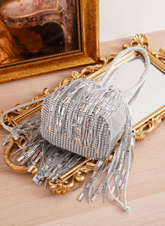 PARTY BAG GISEA SILVER - Nina Na House