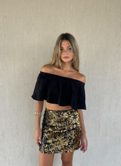 FALDA WANDA GOLD - comprar online