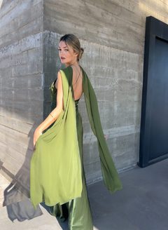 VESTIDO ESMÉE OLIVA - tienda online