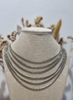 COLLAR MOSS SILVER