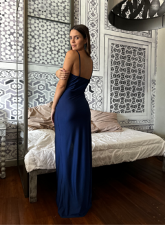 VESTIDO CHARIS BLUE - Nina Na House