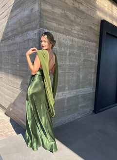 VESTIDO ESMÉE OLIVA - comprar online