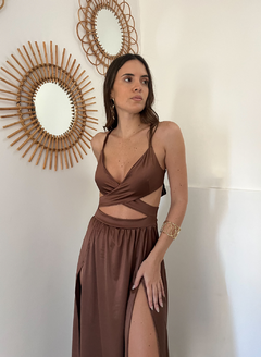 VESTIDO COACHELLA CHOCOLATE - comprar online