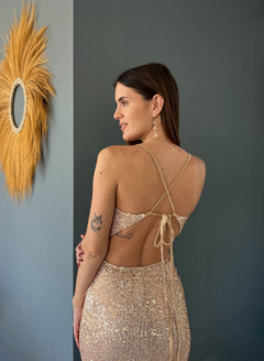VESTIDO PIA GOLD