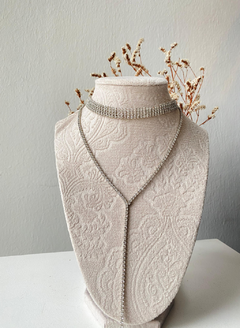 CHOKER COLLAR GEGLI SILVER - comprar online