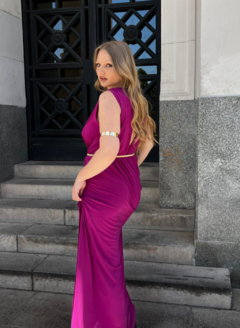 VESTIDO TINA UVA - comprar online