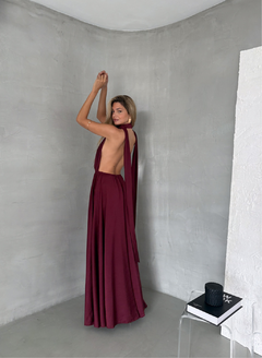 VESTIDO JASMINE BORDO PRO - tienda online