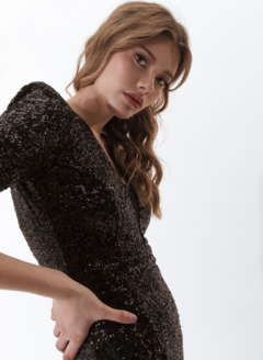VESTIDO ZAIRA BLACK - Nina Na House
