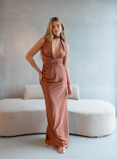 VESTIDO AMAIA COBRE - tienda online