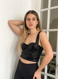 CORSET MEROGE BLACK - tienda online