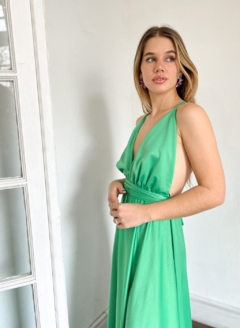 VESTIDO PAZ GREEN N - Nina Na House