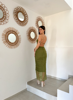 VESTIDO LINDSAY OLIVA - tienda online