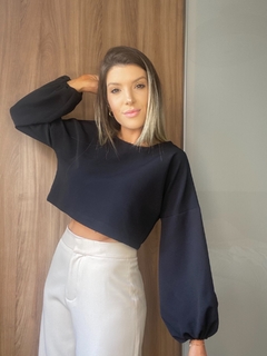 Cropped Maria - Preto - comprar online