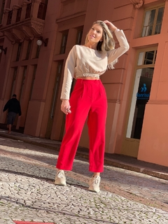 Calça Eva - Vermelha na internet