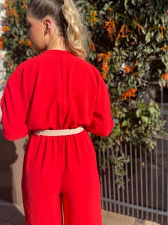 Macacão Sophia Vermelho - comprar online