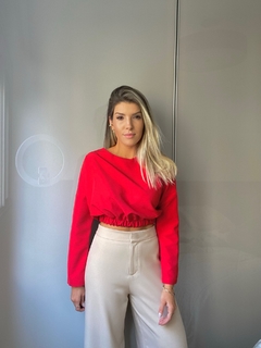 Cropped Bia - Vermelho