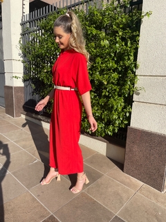 Macacão Sophia Vermelho - Chérie