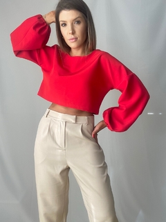 Cropped Maria - Vermelho - loja online