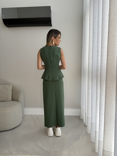 Saia Jade Verde Oliva - loja online