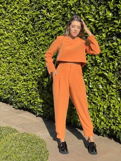 Cropped Lolla Laranja - comprar online