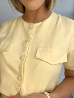 Cropped Vicky Amarelo - loja online