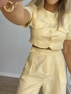 Cropped Vicky Amarelo