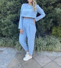 Calça Cecília Azul na internet