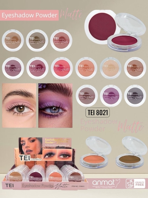 SOMBRAS PARA OJOS MATTE TEI8021 - comprar online