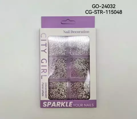 DECORACIÓN DE STRASS PARA UÑAS CITY GIRL GO-24032