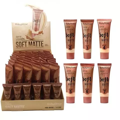 BASE LIQUIDO SOFT MATTE RUBY ROSE HB8050 - comprar online
