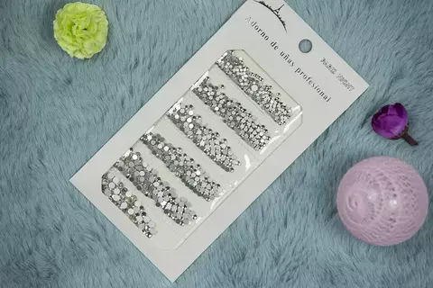 CRISTAL BASE CARBONO PLATEADO PARIS NIGHT 20095P