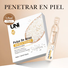 SERUM AMPOLLAS MONODOSIS PULPA DE ARROZ + ACIDO HIALURONICO HIDRATANTE 1.8ML X 10 REGISTRADO ANMAT 04696