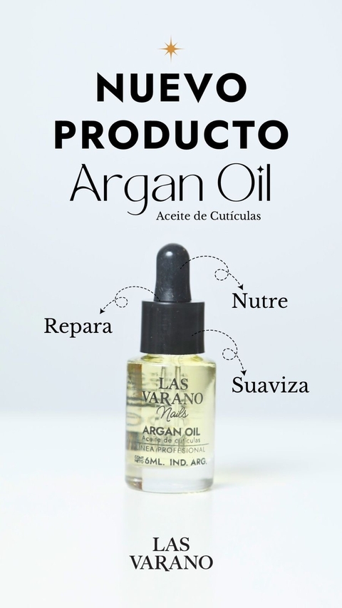 ARGAN ACEITE CUTICULA 6ML LAS VARANO
