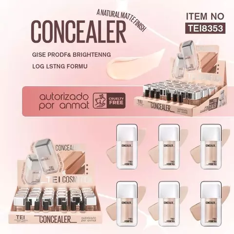 CORRECDOR LIQUIDO TAPA PLATEADO TEI8353