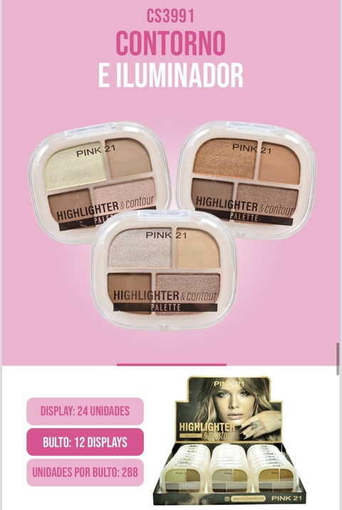 CONTORNO E ILUMINADOR PINK21 CS3991/57651