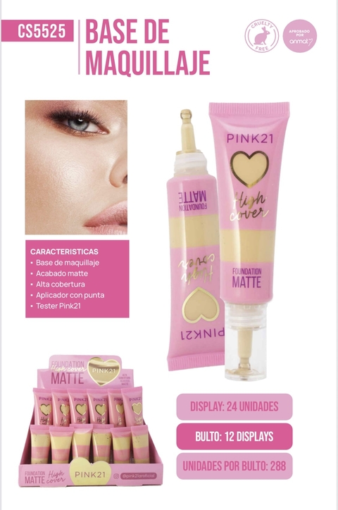 BASE DE MAQUILLAJES PINK21 CS5525/69920