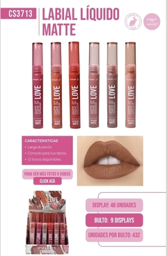 LABIAL GLOSS MATTE PINK21 CS3713 57125