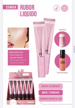 RUBOR LIQUIDO PINK21 CS4654