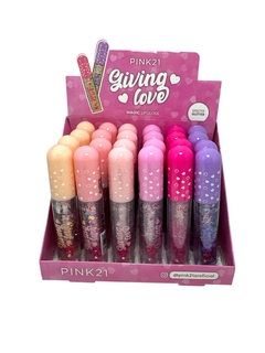 LABIAL BRILLO C/GLITTER PINK21 CS4754/66967