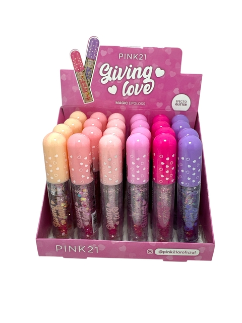 LABIAL BRILLO C/GLITTER PINK21 CS4754/66967